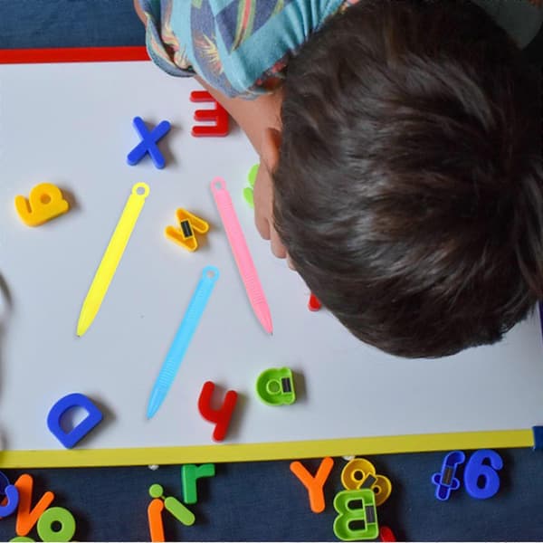 Magnetisk tegnetavle erstatningspenne til børn Stylus sæt 12 stk. Assorterede farver