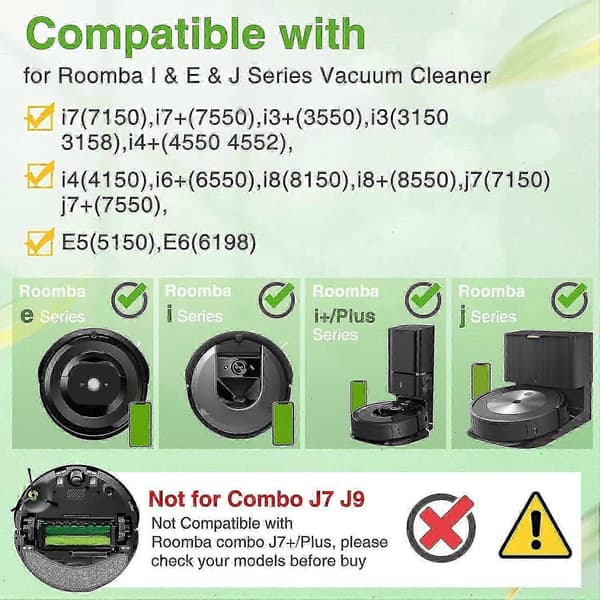 Reservedeler for iRobot Roomba i3 i7 E5 j7 i4 i7+ i3+