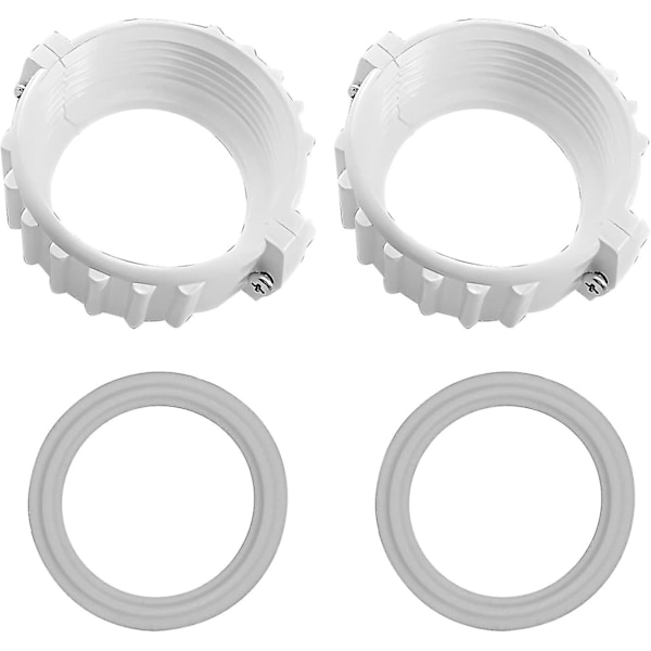 Spa Badkar Värmare Delad Mutter Fackföreningar Med Packning/O-ringar (2 Pack)  (ZYH)
