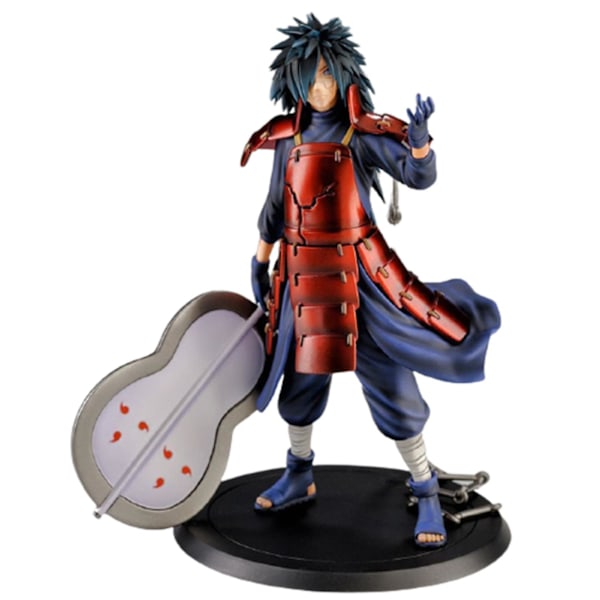 Naruto Uchiha Madara Actionfigur PVC Figur Modell Leksak Present till Barn Vuxen 18cm Hög  (ZYH)