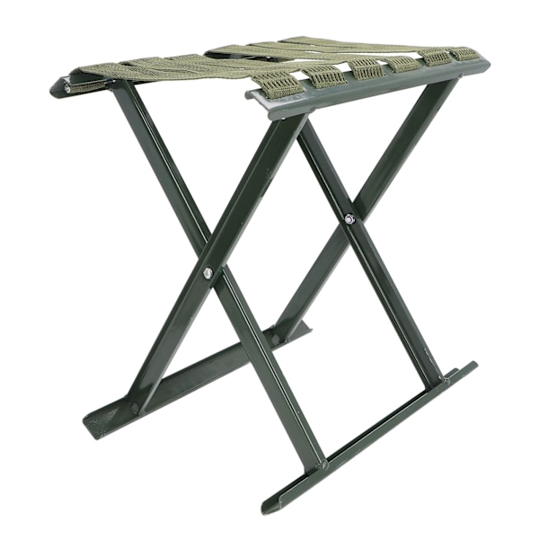 Hopfällbar utomhuspall, bärbar, kraftig, belastning 60 kg, campingstol för promenader, vandring, fiske 1602-2 typ B  (ZYH)
