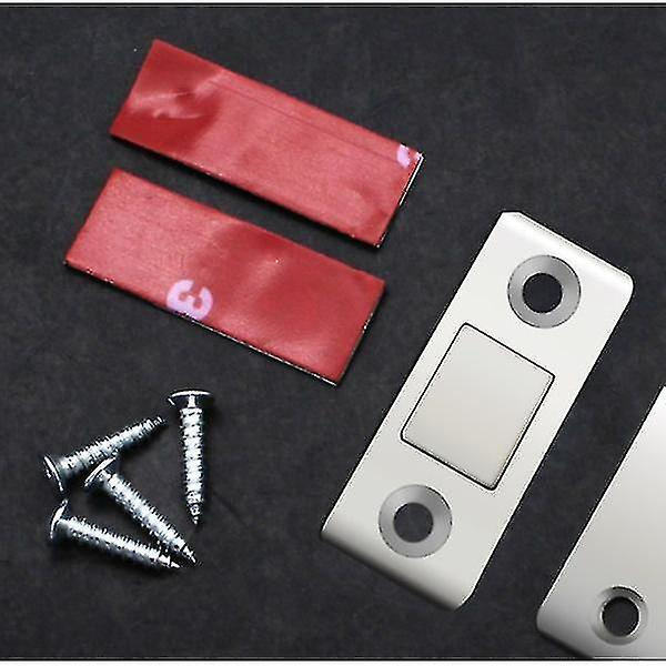 Magnetisk lås / Osynliga magnetiska dörrlås 2 set rostfritt stål  (ZYH)