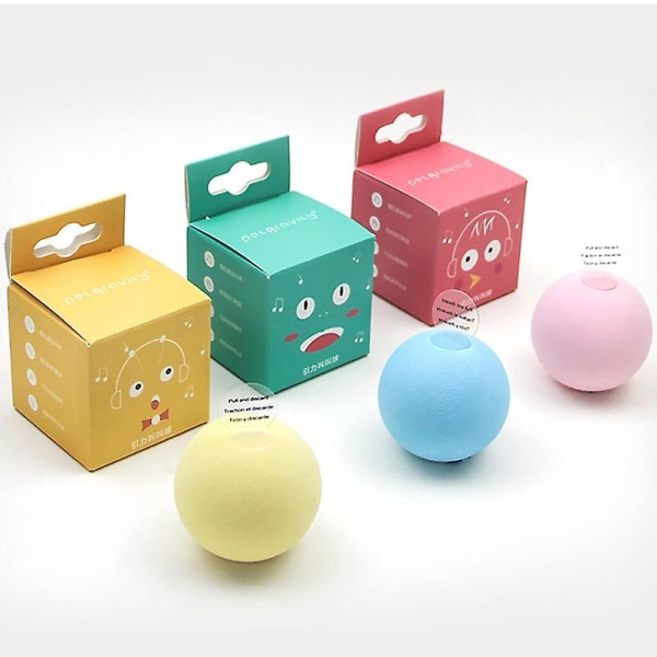 3 väriä Smart Cat Lelu Uusi Gravity Ball Touch Sound Kissalelu Kissanminttu Interaktiivinen pallo squeaky Blue