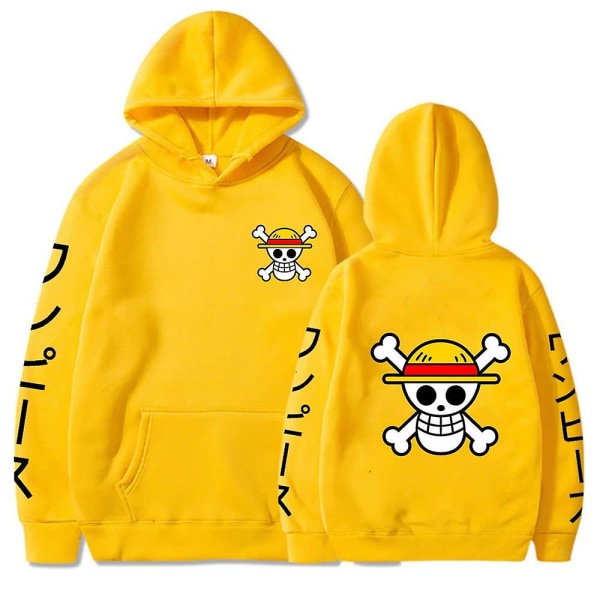 Miesten Anime One Piece Luffy Fleece Huppari Naisten Talvi Manga Swetarit  Poika Tyttö Vaatteet Yellow XL d2bb | Yellow | XL | Fyndiq