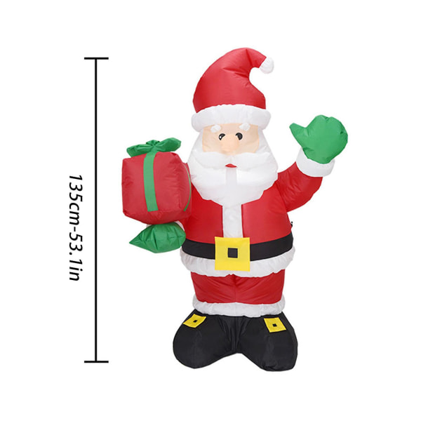Tee itse - Joulukoristeet Kampanja - Suuri puhallettava Joulupukki  Joulukoristeet 53 tuumaa pitkä Led-valoilla Pihakoriste jouluosa d322 |  Fyndiq