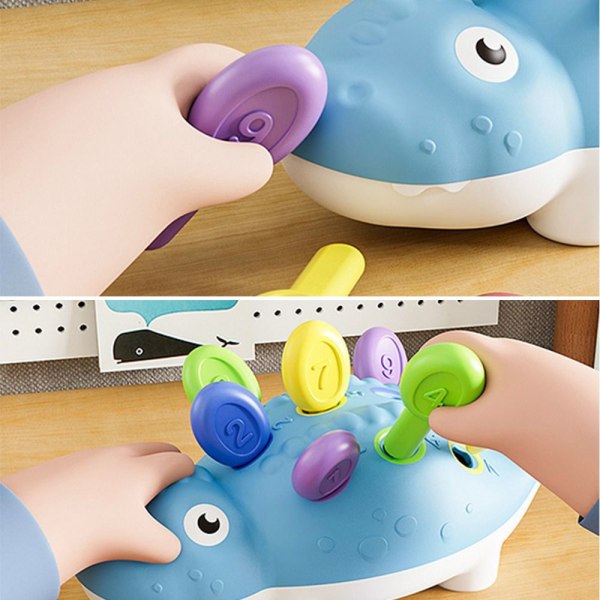 Baby Sensoriset Montessori Lelut Dinosaur Lelu SININEN 75cc | Fyndiq