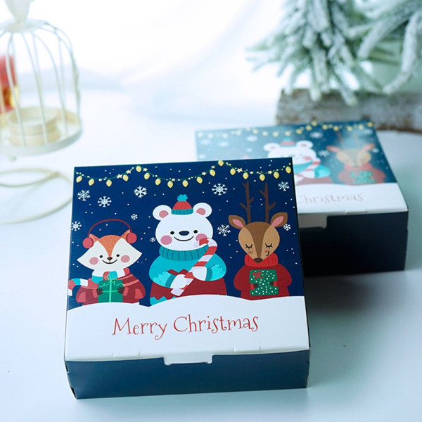 1/3/5 st julklappsförpackningar gynnar söta kex Godis Merry