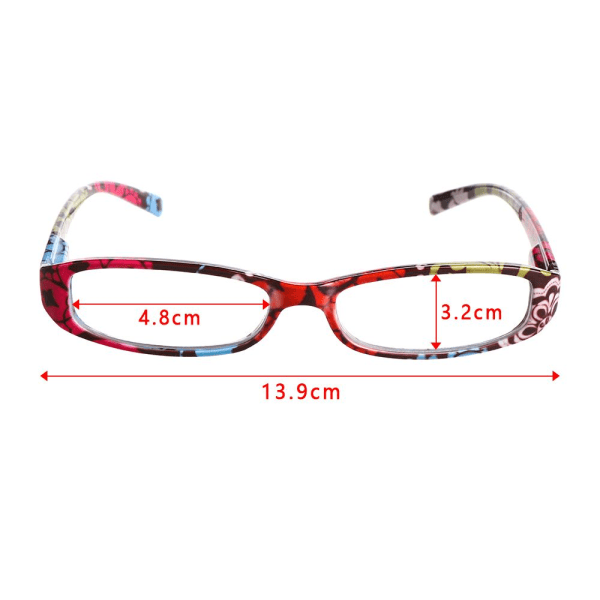 Læsebriller Firkantede briller PURPLE STRENGTH 100 purple Strength 100