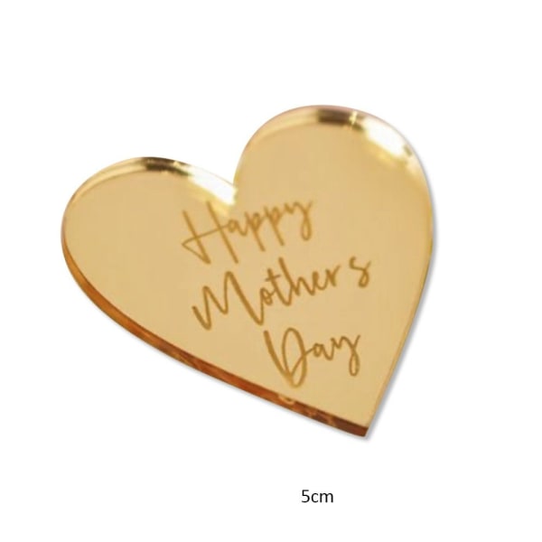 Happy Mothers Day Cupcake-skivor Mors Dag Cake Toppers 9 9 9