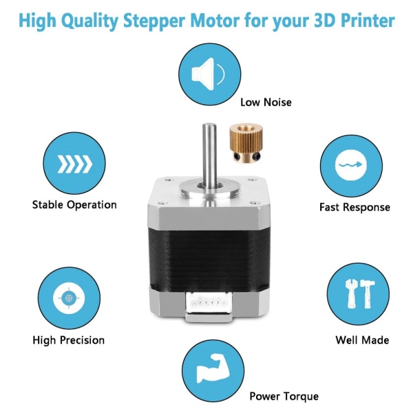 42-40 Stegmotor Extruder Gear 3D Printer Extruder