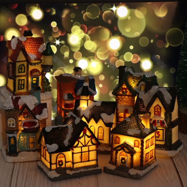 Miniatyyri koristeet LED-talon joulun LED-valot B b9c3 | Fyndiq