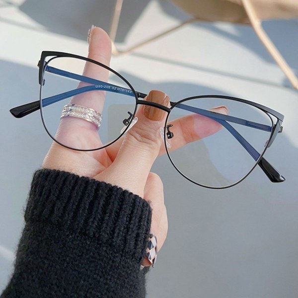 Anti-blått lys briller Firkantede briller SVART GULL STIL 2 Black gold Style 2-Style 2