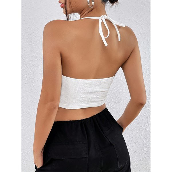 Cropped Top Tank Top HVID S White S