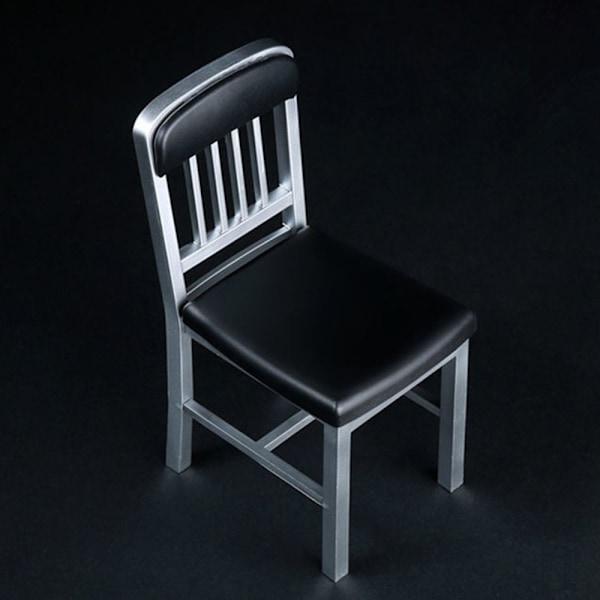 1/6 Miniatyyri tuoli Soldier koottu tuoli MUSTA Black f997 | Black | Fyndiq