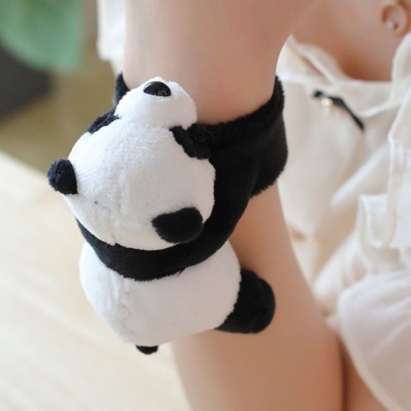 Panda Slap Armband Plysch Hand Ring 4 4