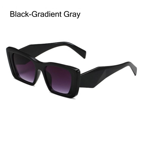 Rektangel solbriller Y2K solbriller BLACK-GRADIENT GRÅ Black-Gradient Gray