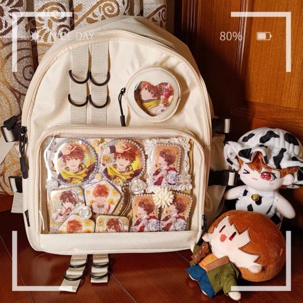 All Match Ita Bag Transparent Ryggsäckar SVART