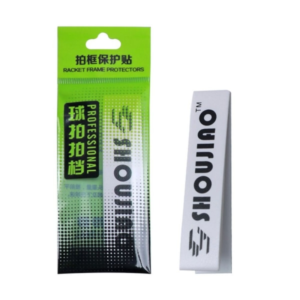 Badmintonketcher Head Sticker Ramme Beskyttende Tape HVID white