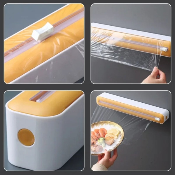 Food Film Dispenser Magnetic Wrap Dispenser GREEN MAGNETIC