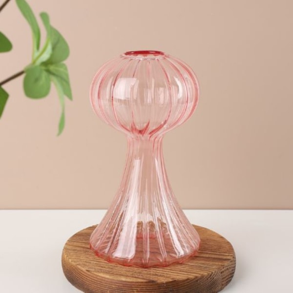 Blomsterflaske Glassvase LYSROSA