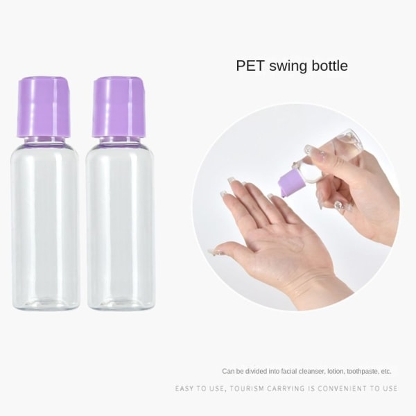 Reisepåfyllingsflaskesett Kosmetisk påfyllingsflaske ORANSJE
