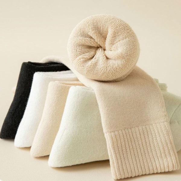 Winter Warmer Thicken Sock Cashmere Snow Socks BEIGE beige