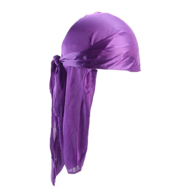 Silk Durag Pirate Hat LILA purple