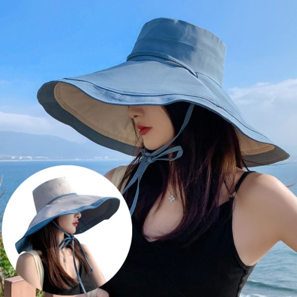 Naisten aurinkosuojahattu Big Brim Hat KHAKI Khaki