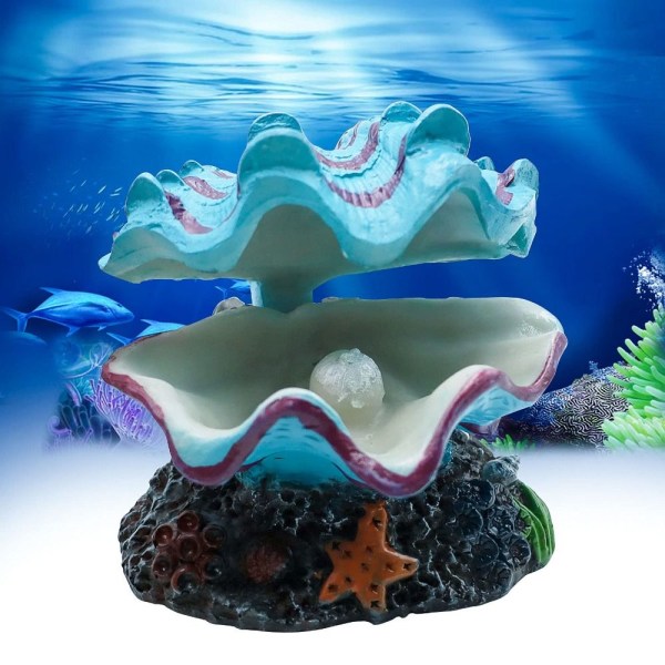 Pearl kampasimpukka koristelu akvaario maisema koristelu