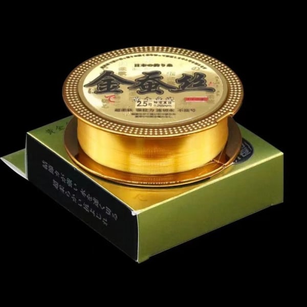 Fluorihiilipinnoite Nylon Siima Monofilamenttisiima GOLD Gold 0.6-0.128mm-0.6-0.128mm