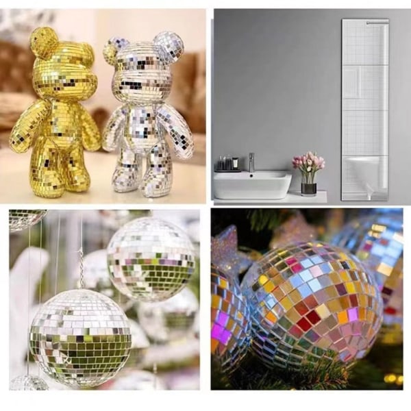 Glassmosaikkfliser DIY Disco Balls Fliser 1 1 1
