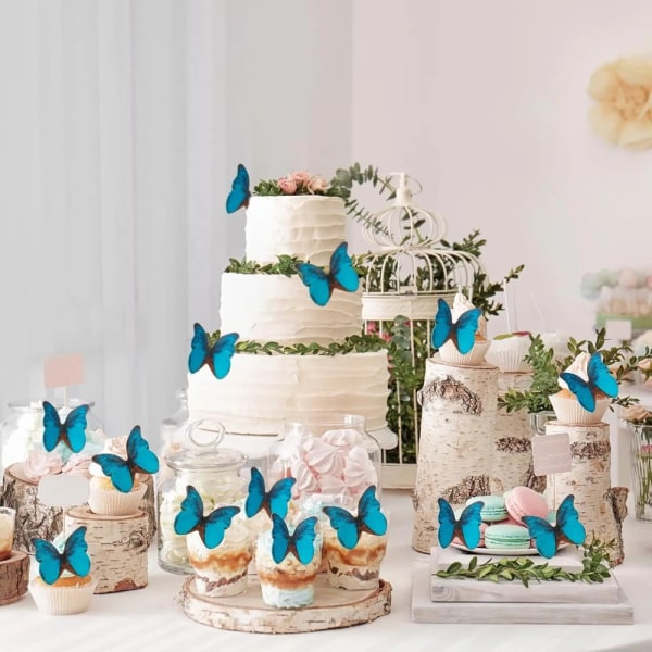 Wafer Paper Butterflies Cake Decor 5 5