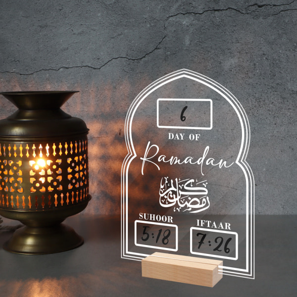 Ramadan Calendar Board Countdown Calendar 216A 216A