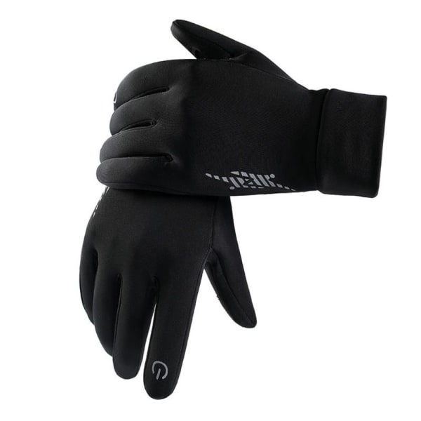Varme termiske handsker Ridehandsker SORT L 3e11 | Fyndiq