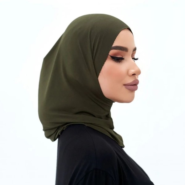 Tørklæde til muslimske kvinder Sjal Muslimske kvinder Sjal Stretchy KHAKI  1104 | Fyndiq