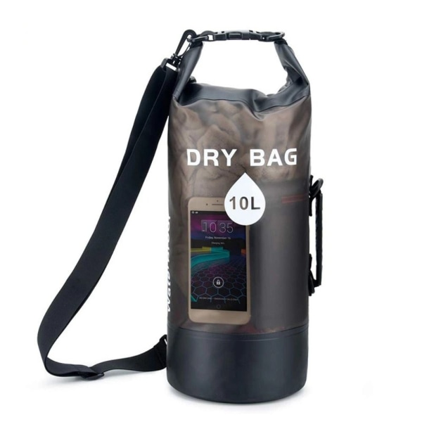 Dry Bag Bucket Bag SVART 10L 10L Black 10L-10L