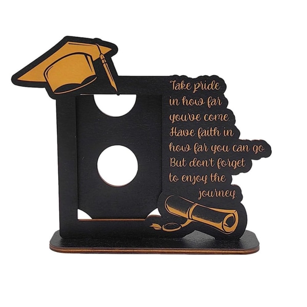 Graduation Photo Frame Graduation Picture Holder SVART black