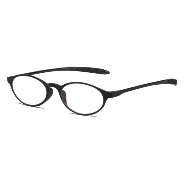 Anti-blåt lys læsebriller Runde briller SORT STYRKE 3e54 | Fyndiq