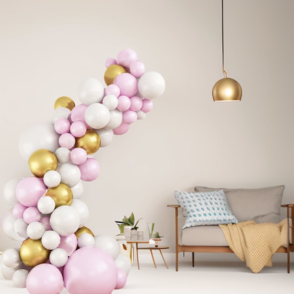 Macaron Pink Balloon Balloon Arch