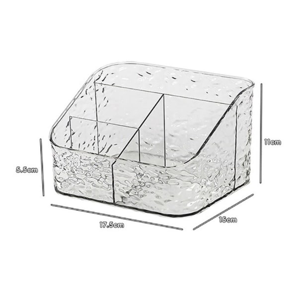 1 Stk Kosmetik Opbevaringsboks Desktop Opbevaring Case Rack 4 GRIDS 4