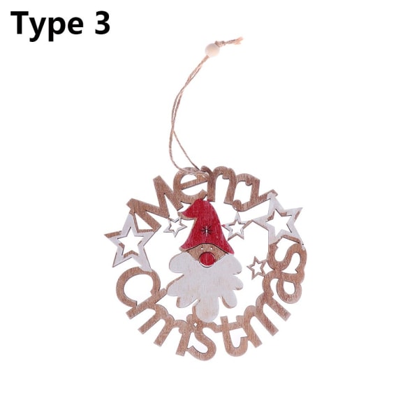 1 PC Julepynt hængende vedhæng Drop Ornament TYPE 3