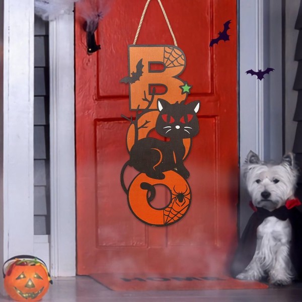 Halloween puinen merkki Halloween oven ripustin 10 10 98da | Fyndiq