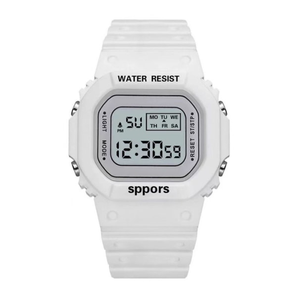 Silikon Jelly Watches Sport Electronic Watch WHITE