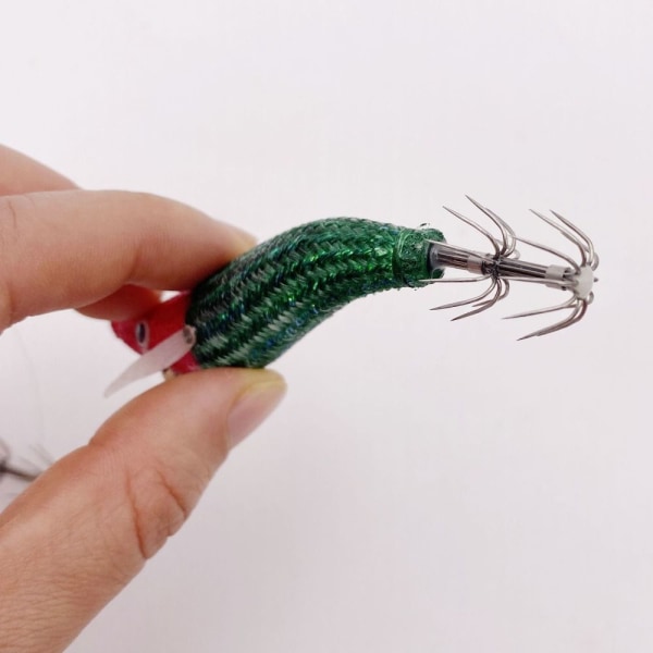 Wood shrimp lures Squid  hook B B