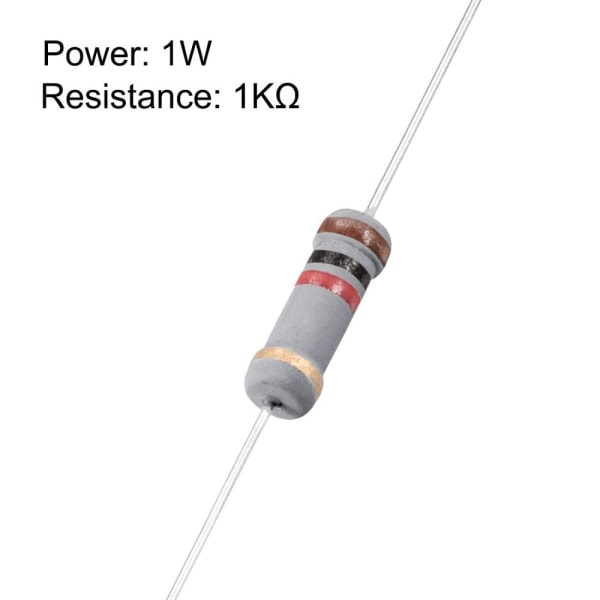 1K Ohm Motstand 1W 1PC 1PC 1pc