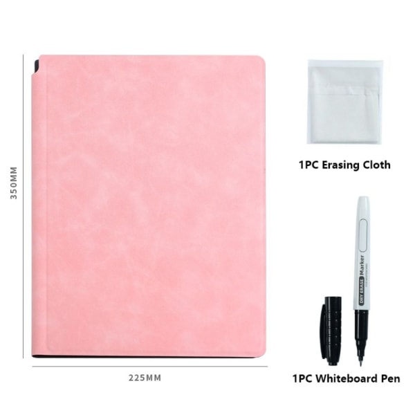 A4 Whiteboard Notebook Slettbar Whiteboard Draft ROSA