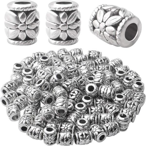Spacer Beads Silver Bead Spacer Legering Legering Tube Beads
