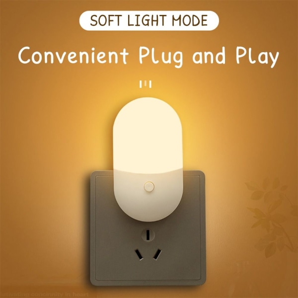 AUVON Night Light Plug in, Motion Sensor Night Light, Dimmable