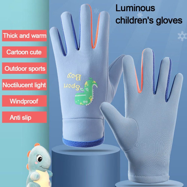 Full Finger Handsker Skihandsker til børn PINK L pink L 3bde | pink | L |  Fyndiq