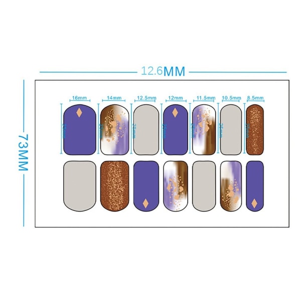 Gel Nail Stickers Nail Patch 159 159 159